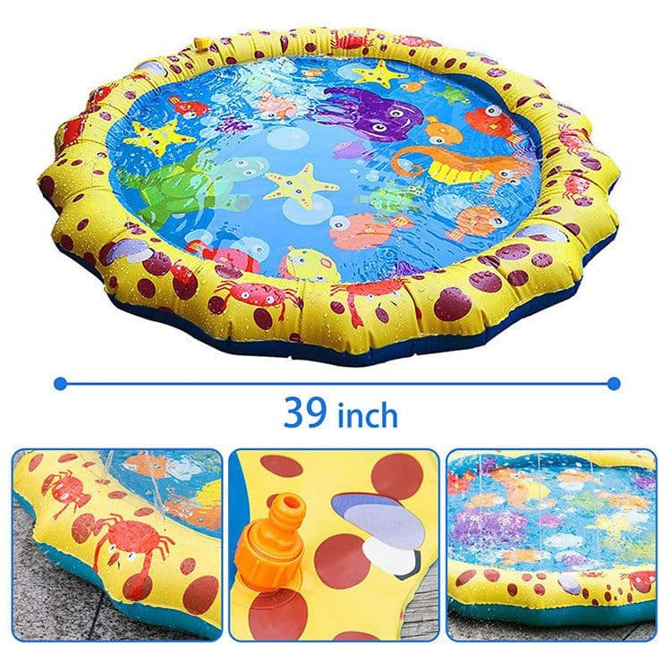 image-Sprinkler Toy Outdoor Water Lawn Sprinkler Mat