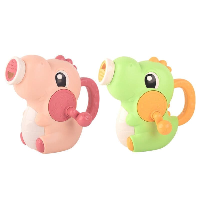 image-Baby Shower Toy Puzzle Hand Spray Water Dinosaur