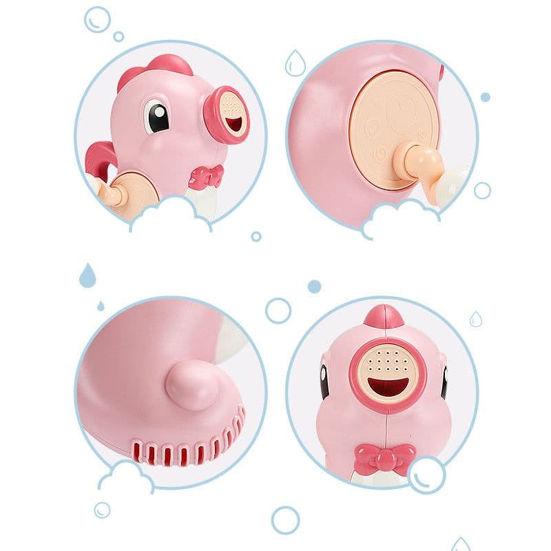 image-Baby Shower Toy Puzzle Hand Spray Water Dinosaur
