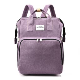 image-New Foldable Sleeping Mommy Bag Multifunctional Mother and Baby Bag Mom Bag Milk Bottle Backpack Diaper Backpack