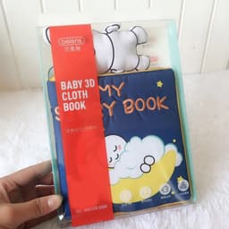 image-3D Three-dimensional Cloth Book Baby Early Education 0-1 Years Old Can Not Tear The Story Enlightenment Cloth Book Can Be Washed