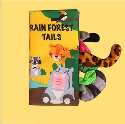 image-3D Three-dimensional Cloth Book Baby Early Education 0-1 Years Old Can Not Tear The Story Enlightenment Cloth Book Can Be Washed