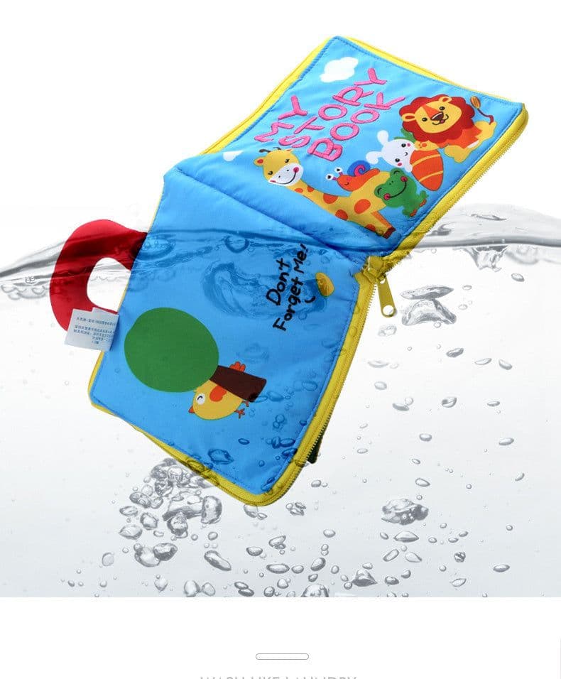 image-3D Three-dimensional Cloth Book Baby Early Education 0-1 Years Old Can Not Tear The Story Enlightenment Cloth Book Can Be Washed