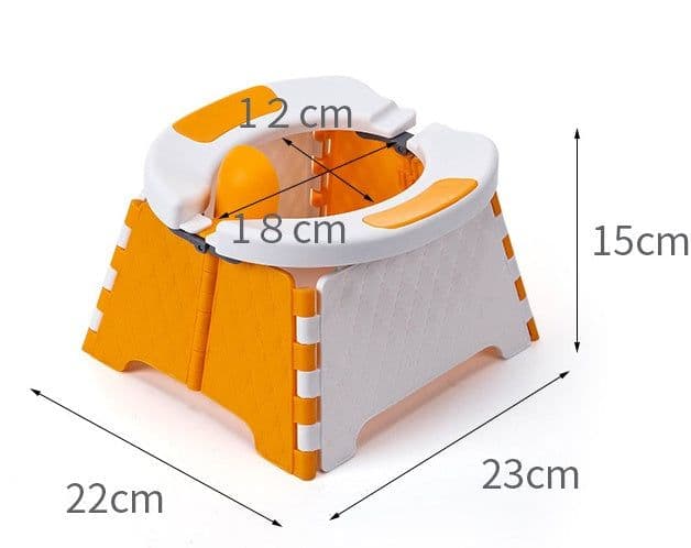 image-Baby Potty Training Seat Kids Toddler Outdoor Portable Folding Toilet Urinal Pot