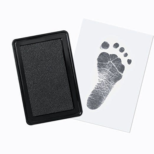 image-Baby Hand And Foot Print Mud Hand And Foot Print Handprint Oil Souvenir Children Baby Newborn Hundred Days Gift Ink