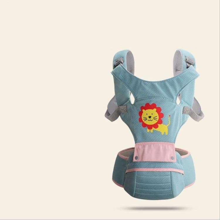 image-Newborn Baby Carrier Women Multifunctional Baby Carrier Baby Waist Stool Cotton T Shirts Dad Hands Free Baby Kangaroo Packet