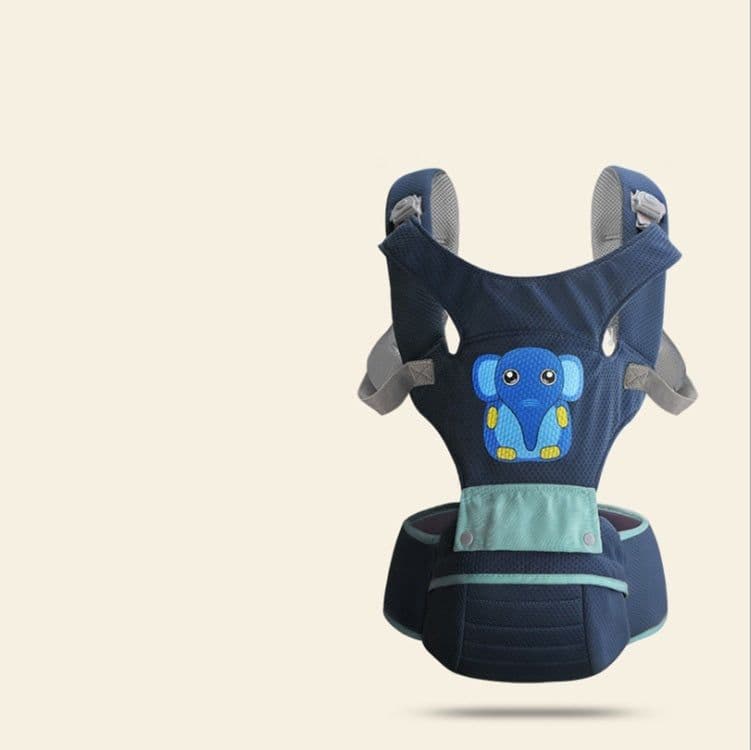 image-Newborn Baby Carrier Women Multifunctional Baby Carrier Baby Waist Stool Cotton T Shirts Dad Hands Free Baby Kangaroo Packet