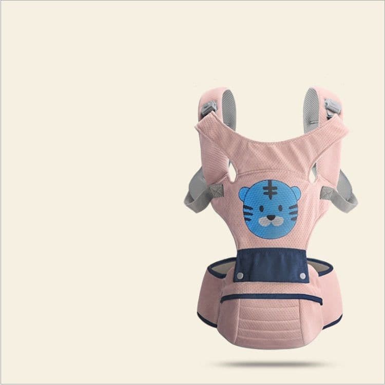 image-Newborn Baby Carrier Women Multifunctional Baby Carrier Baby Waist Stool Cotton T Shirts Dad Hands Free Baby Kangaroo Packet