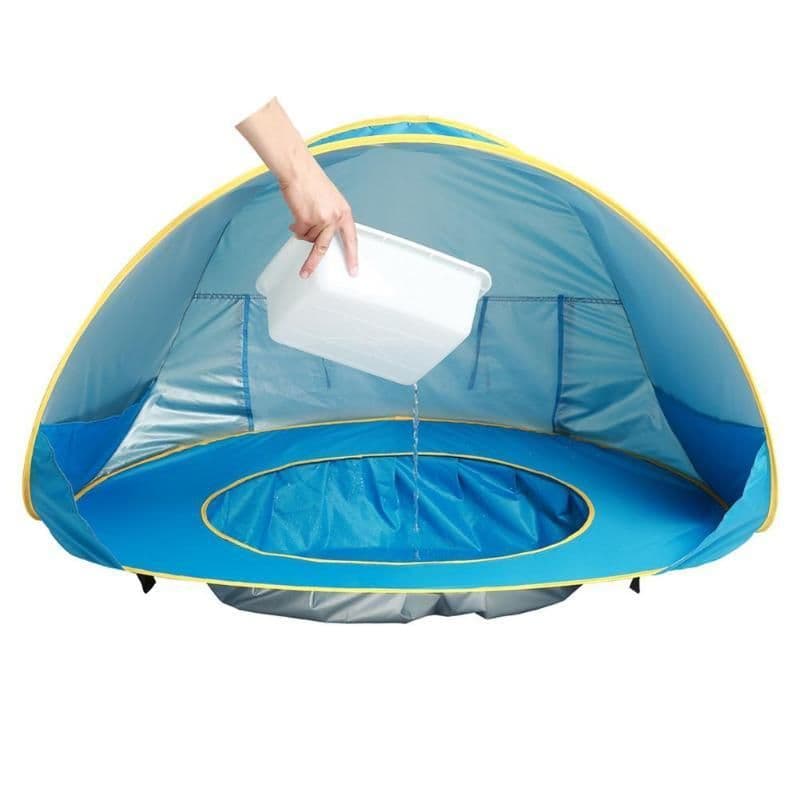 image-Baby Beach Tent Portable Shade Pool UV Protection Sun Shelter For Infant Outdoor Toys Child Swimming Pool Play House Tent Toys