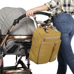 image-Multifunctional Large-Capacity Mother Bag Backpack Mother And Baby Travel Maternity Supplies Bag