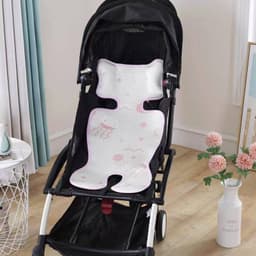 image-Summer Stroller Cooling Pad 3D Air Mesh Breathable Stroller Mat Mattress Latex Baby Car Seat Cover Cushion