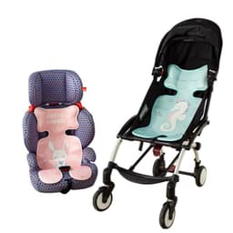 image-Summer Stroller Cooling Pad 3D Air Mesh Breathable Stroller Mat Mattress Latex Baby Car Seat Cover Cushion
