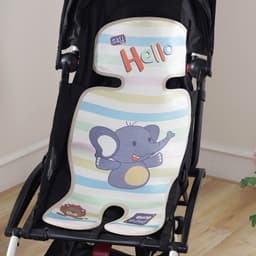 image-Summer Stroller Cooling Pad 3D Air Mesh Breathable Stroller Mat Mattress Latex Baby Car Seat Cover Cushion