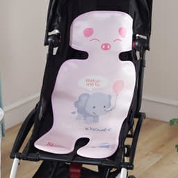 image-Summer Stroller Cooling Pad 3D Air Mesh Breathable Stroller Mat Mattress Latex Baby Car Seat Cover Cushion