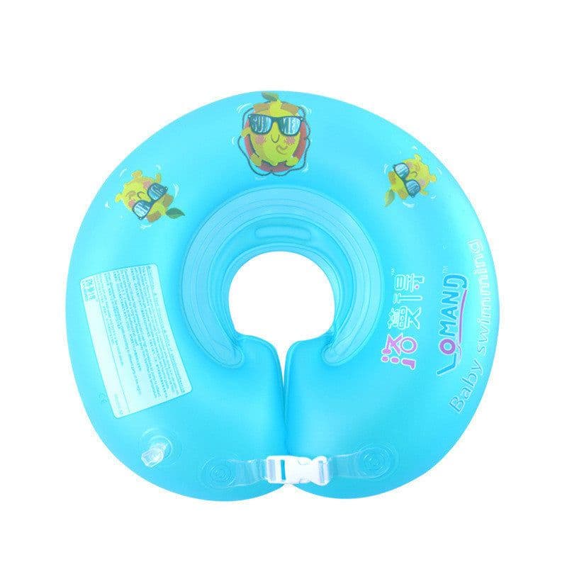 image-Baby Swimming Ring Neck Newborn Baby Inflatable Neck Ring Plum Blossom