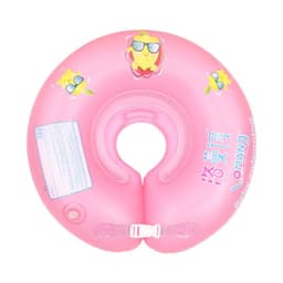 image-Baby Swimming Ring Neck Newborn Baby Inflatable Neck Ring Plum Blossom