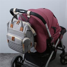 image-New Mommy Backpack Can Hang Baby Stroller Baby Bag Folding Crib Mommy Bag
