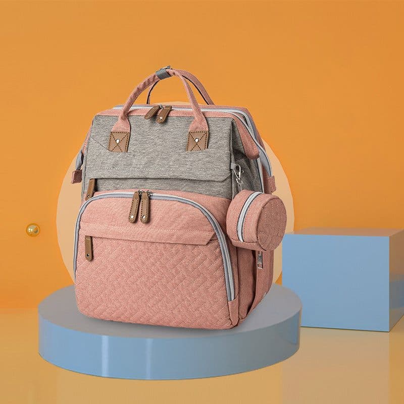 image-New Mommy Backpack Can Hang Baby Stroller Baby Bag Folding Crib Mommy Bag