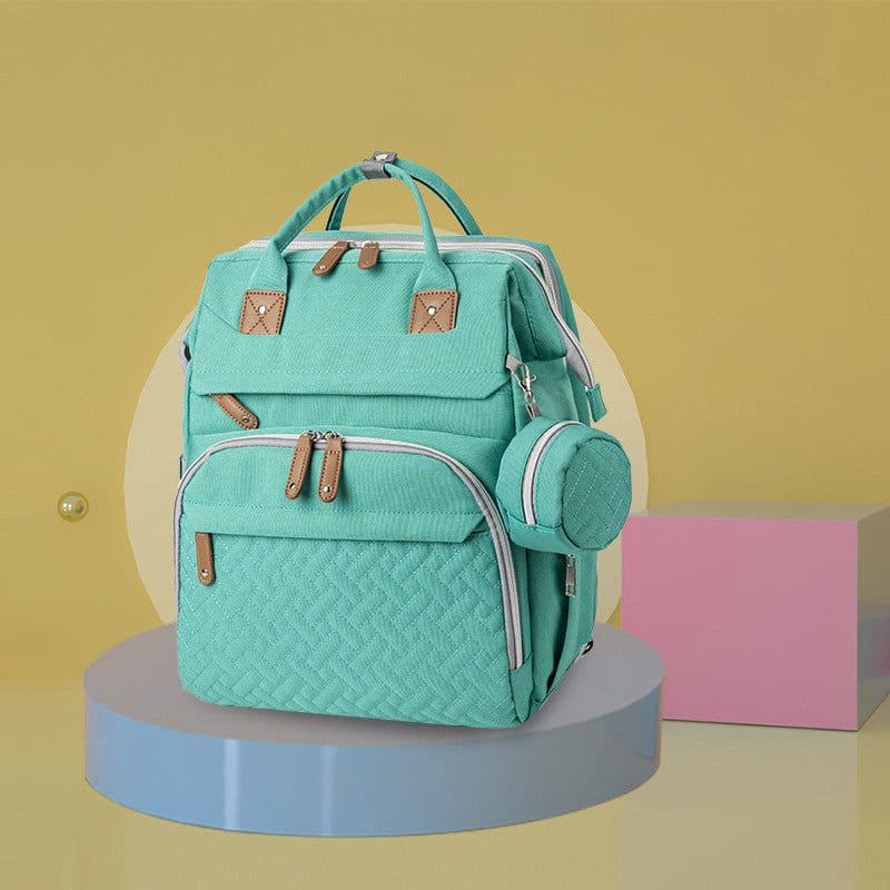 image-New Mommy Backpack Can Hang Baby Stroller Baby Bag Folding Crib Mommy Bag