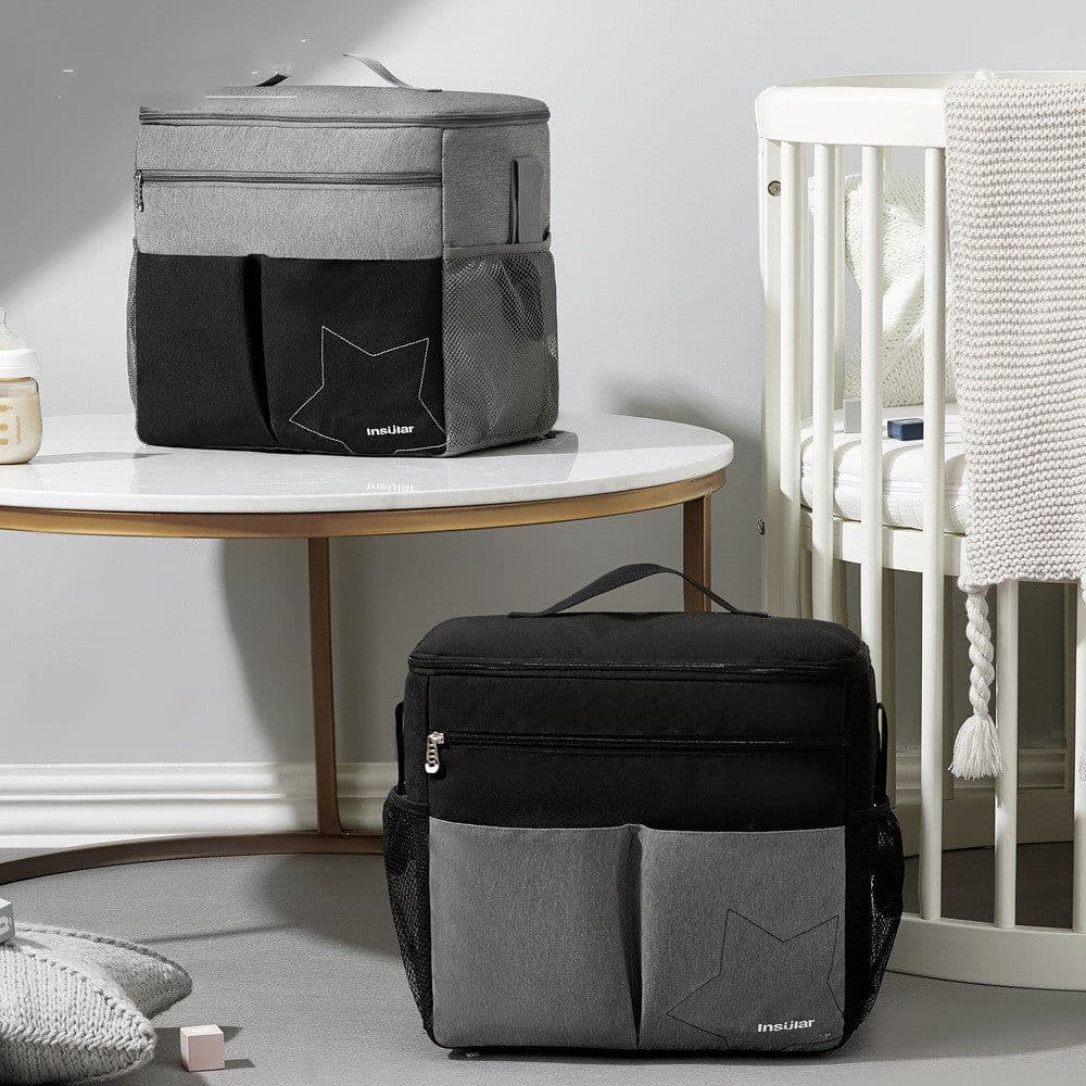 image-Waterproof Large-capacity Backpack Portable Mother And Baby Outing Bag