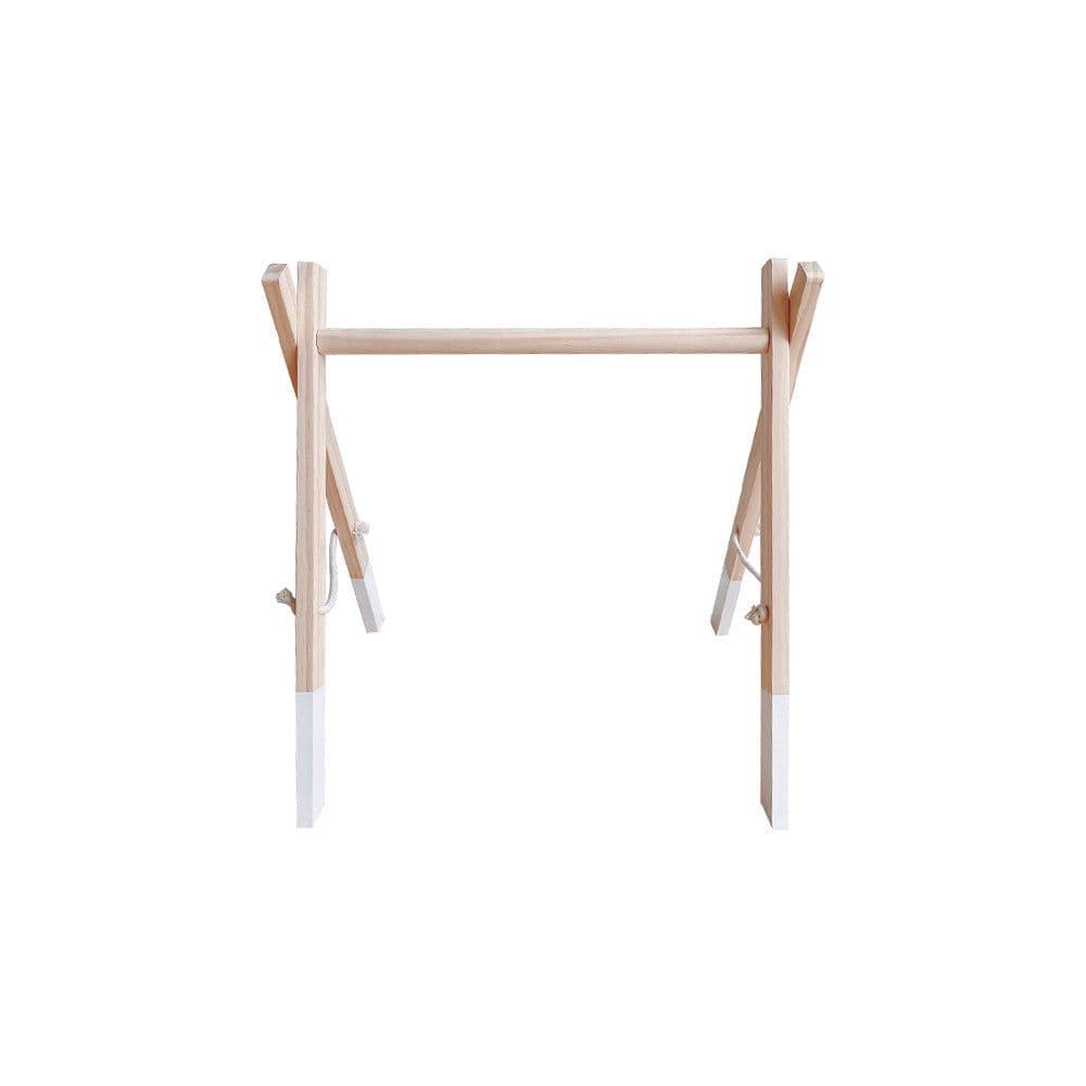 image-Decorative Nordic Style Wooden Fitness Equipment Ornaments