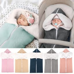 image-Baby Outdoor Baby Stroller Zipper Sleeping Bag Cover Blanket 2in1