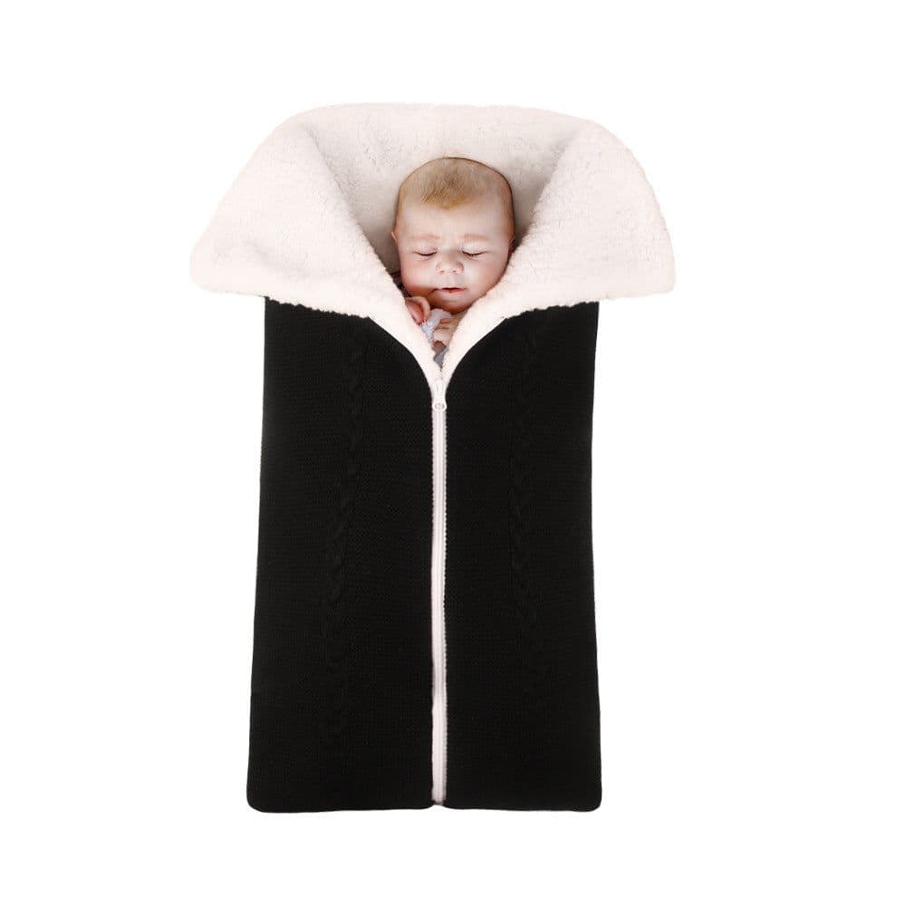 image-Baby Outdoor Baby Stroller Zipper Sleeping Bag Cover Blanket 2in1