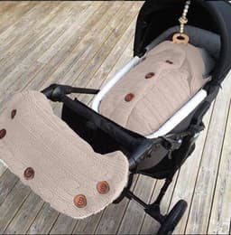 image-Anti-kick Sleeping Bag Wool Knitted Baby Outdoor