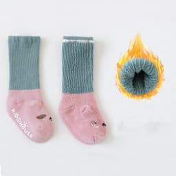 image-Thick Terry Baby Middle Tube Stereoscopic Anti-skid Floor Socks