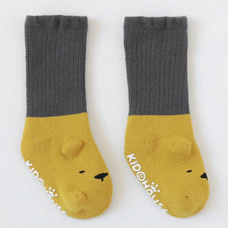 image-Thick Terry Baby Middle Tube Stereoscopic Anti-skid Floor Socks
