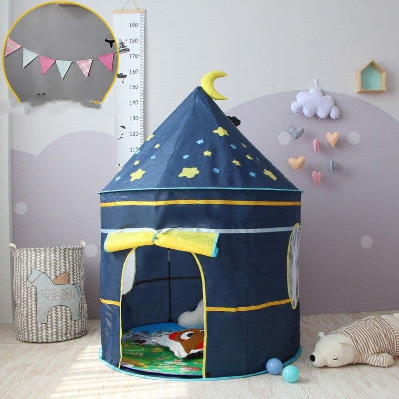 image-Children's Tent Baby Play House Indoor Princess Playhouse Castle