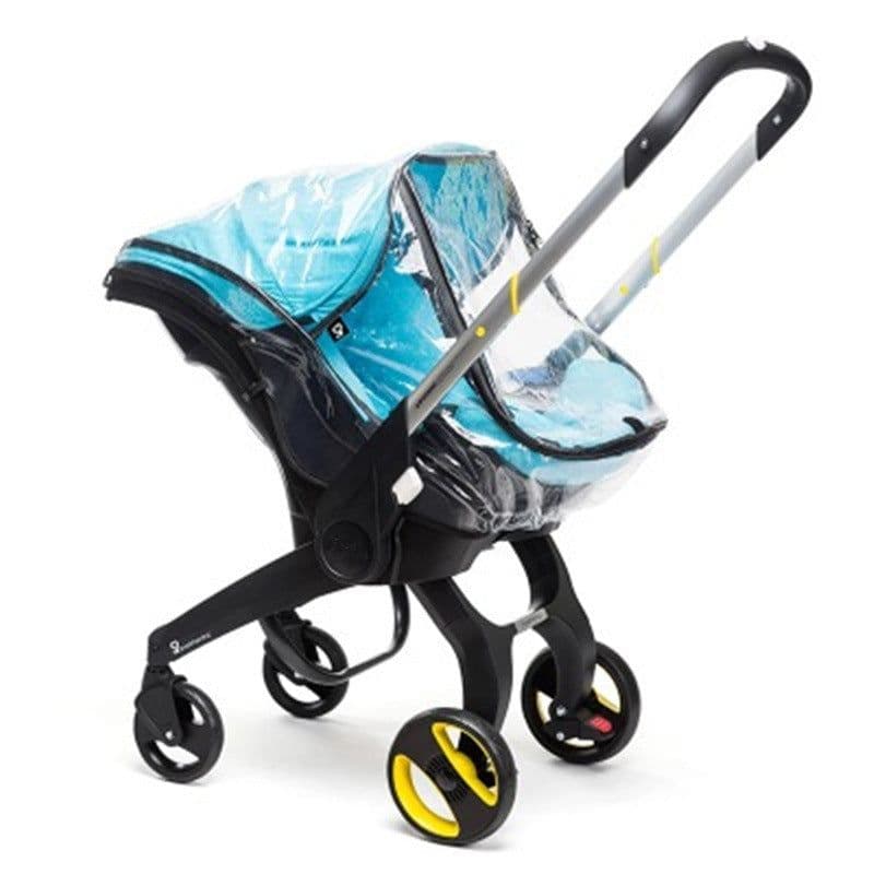 image-Baby Basket Car Four-in-one Sitting Cloth Set Rain Cover Mosquito Net Hanging Bag Mommy Bag Sunshade Cover Accessories