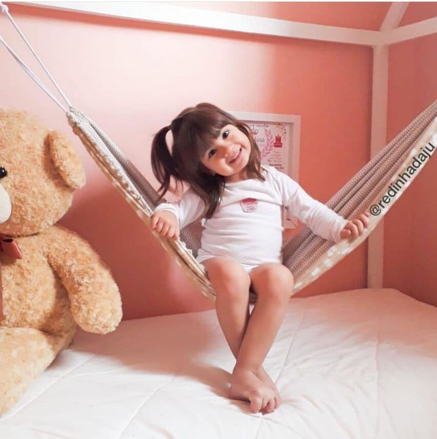 image-Children's Swing Indoor Outdoor Hanging Basket Cartoon Hammock
