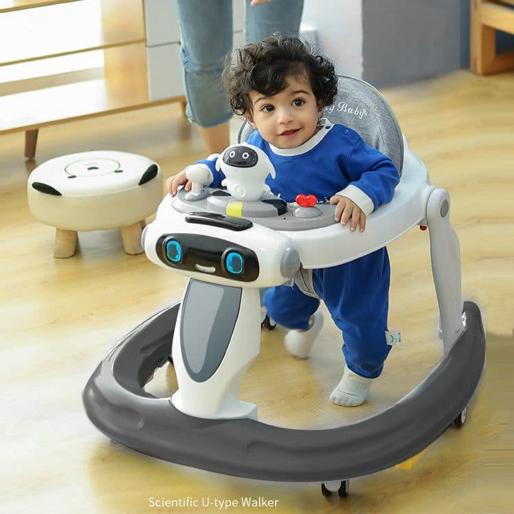 image-Baby Walker Anti-O-leg Baby Children's Multi-functional Anti-rollover Walker