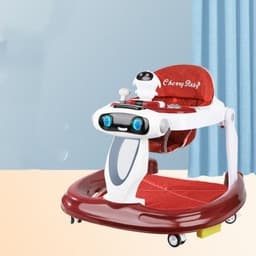 image-Baby Walker Anti-O-leg Baby Children's Multi-functional Anti-rollover Walker