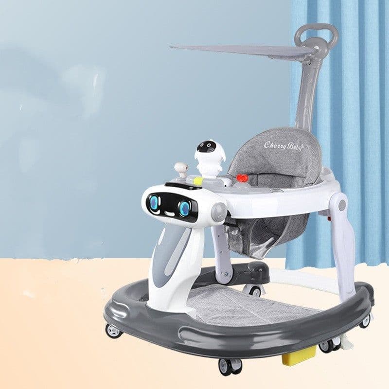image-Baby Walker Anti-O-leg Baby Children's Multi-functional Anti-rollover Walker