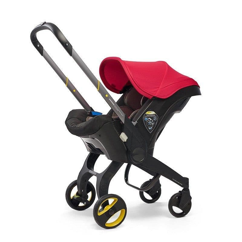 image-Baby Multifunctional Car Seat Cart Basket 3-in-1 Folding Umbrella