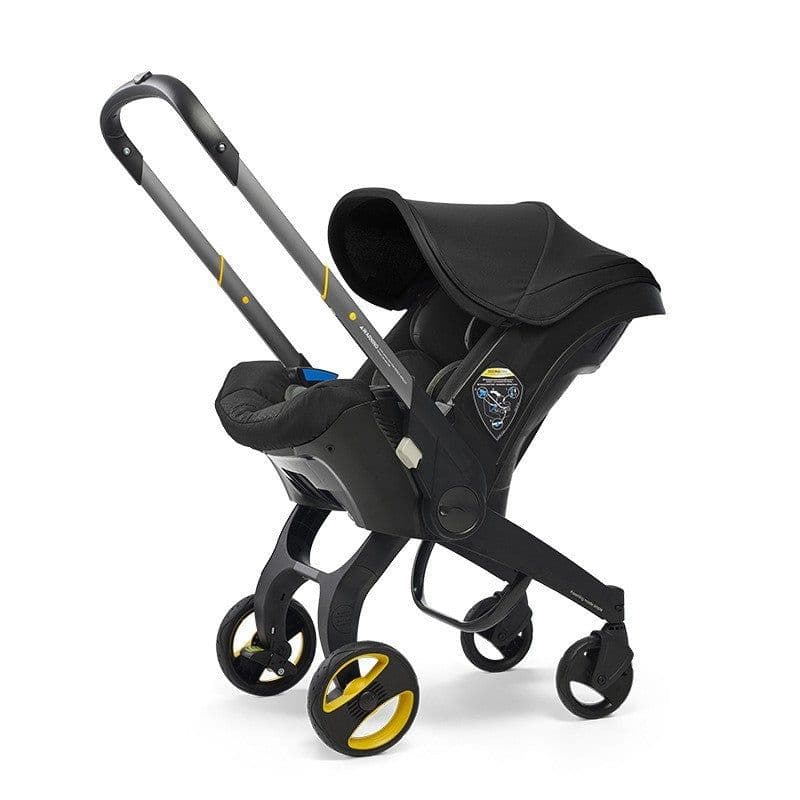 image-Baby Multifunctional Car Seat Cart Basket 3-in-1 Folding Umbrella