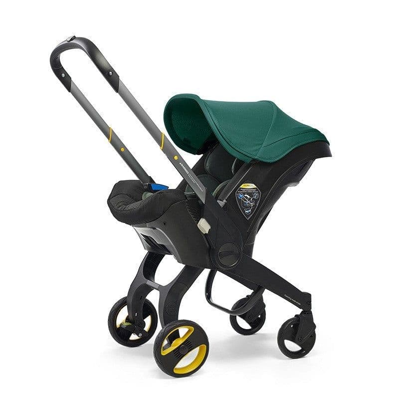 image-Baby Multifunctional Car Seat Cart Basket 3-in-1 Folding Umbrella