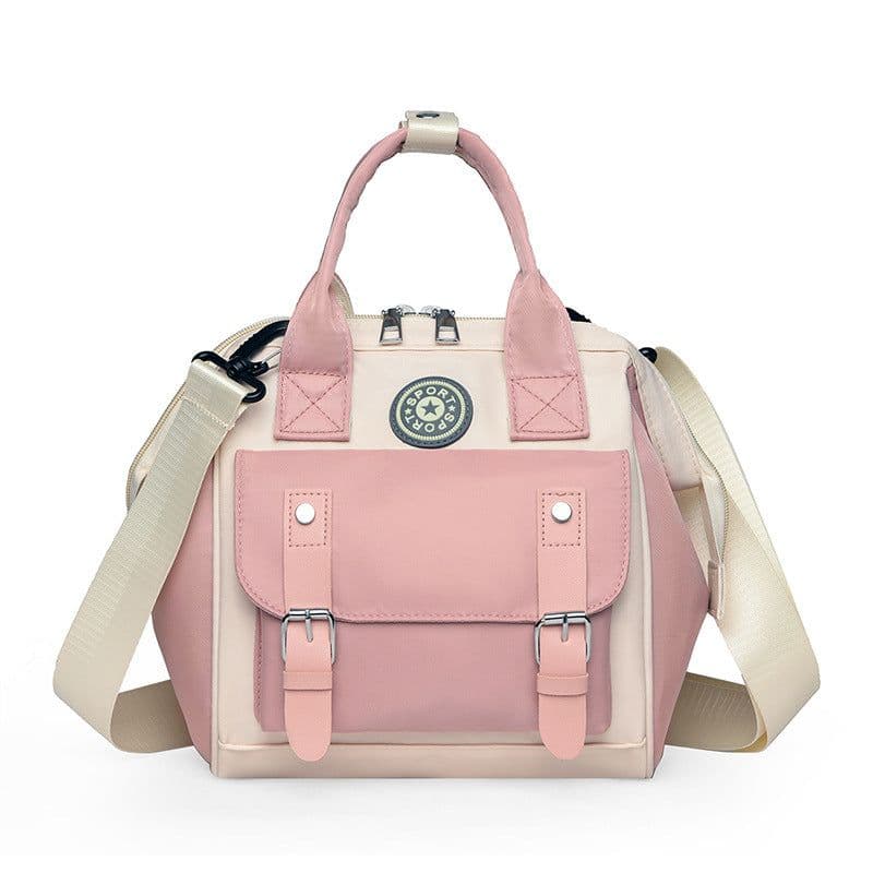 image-Women's Fashion Oxford Cloth Belt Multifunctional Cross-body Shoulders Backpack