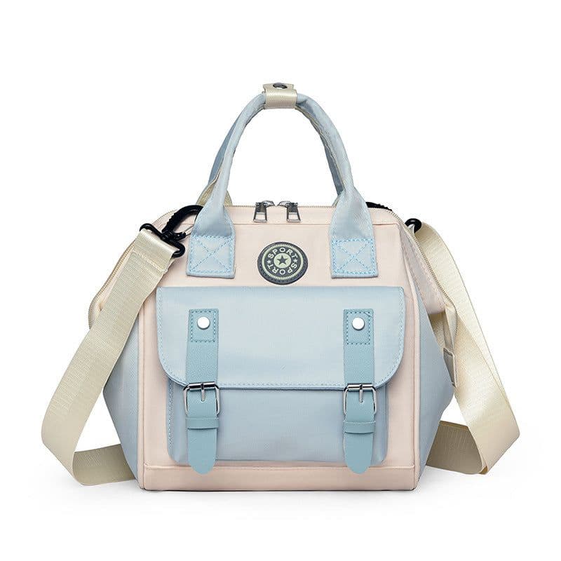 image-Women's Fashion Oxford Cloth Belt Multifunctional Cross-body Shoulders Backpack