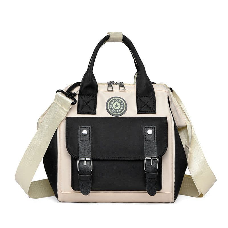 image-Women's Fashion Oxford Cloth Belt Multifunctional Cross-body Shoulders Backpack