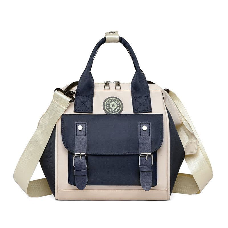 image-Women's Fashion Oxford Cloth Belt Multifunctional Cross-body Shoulders Backpack