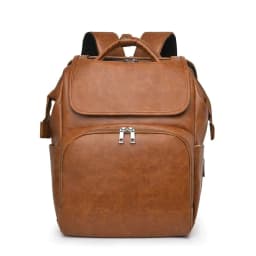 image-Leisure Crib Baby Diaper Bag Lightweight And Large Capacity Splash-proof Multi-purpose Shoulder Mummy Backpack
