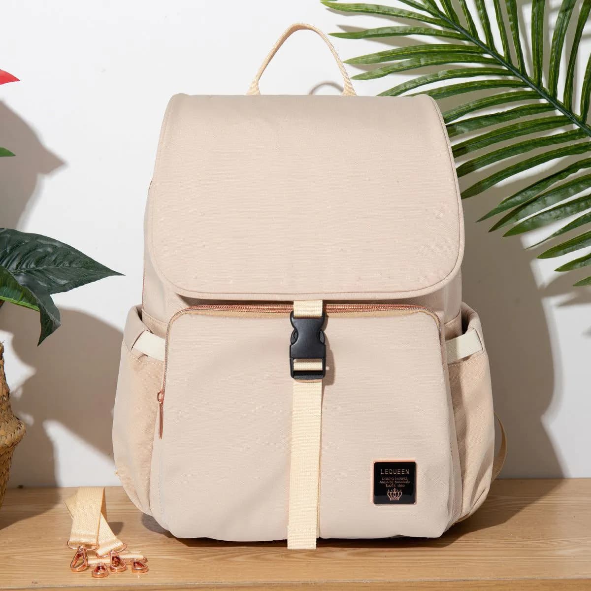 image-New Fashion Large Capacity Mummy Bag Multi-functional Leisure Travel Storage