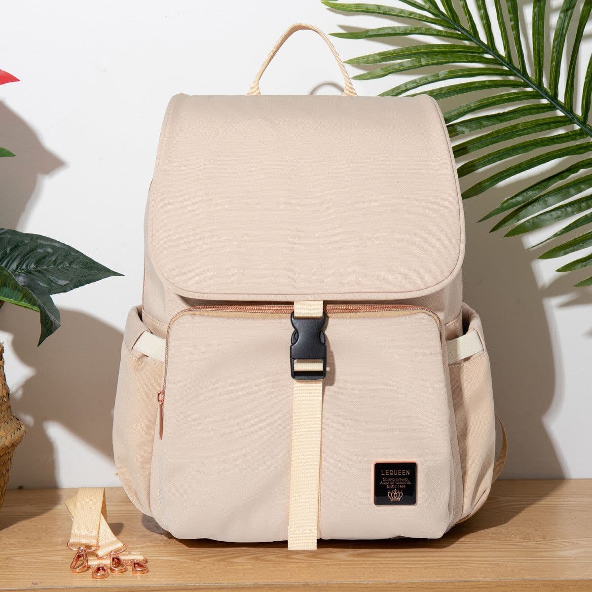 image-New Fashion Large Capacity Mummy Bag Multi-functional Leisure Travel Storage