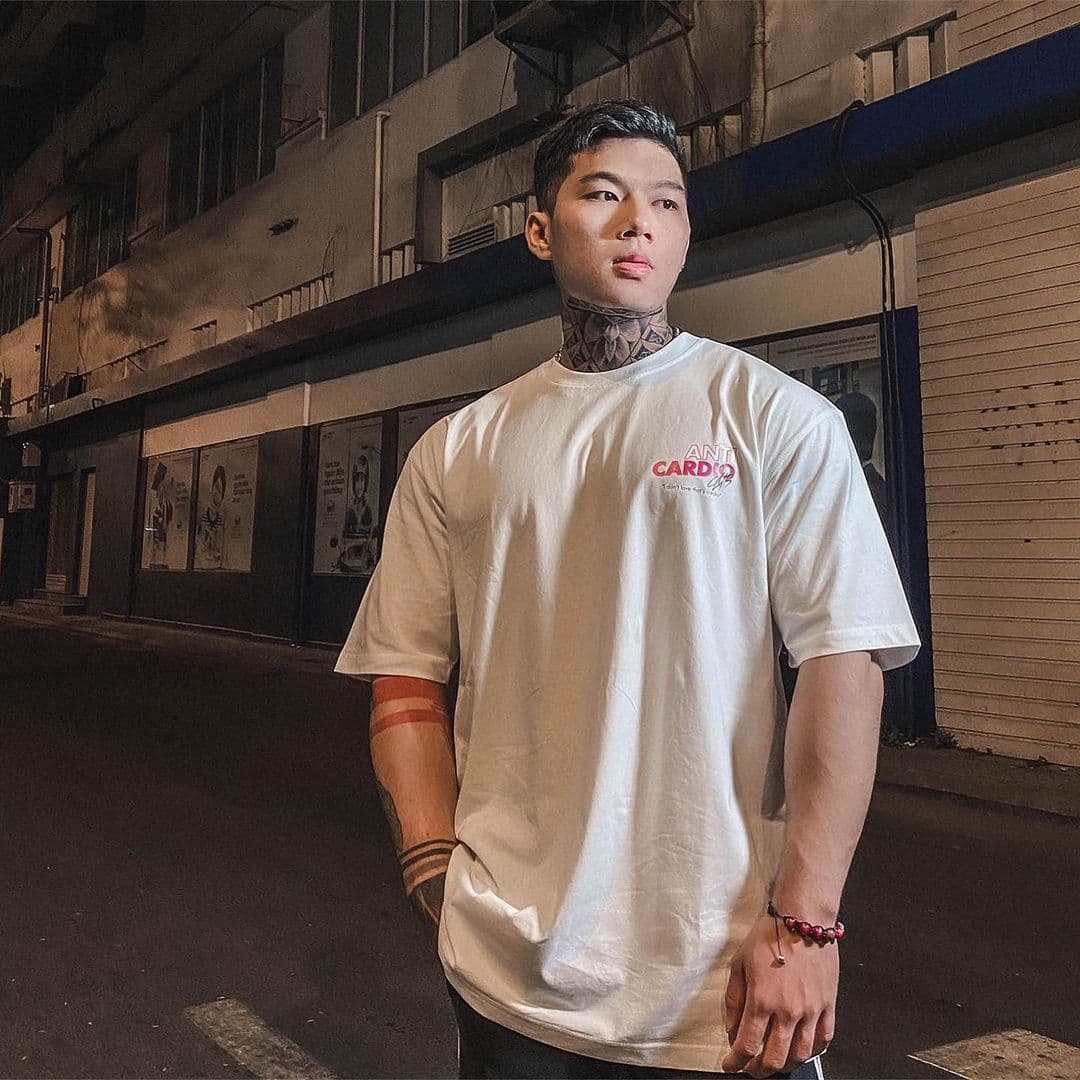 image-Men Muscular Men Loose Fashion Half Sleeve
