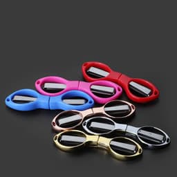 image-Mini Stainless Steel Folding Scissor Keychain Fishing Scissor Cutter Camping Tool Fishing Pliers Scissors Line Cutter Tool