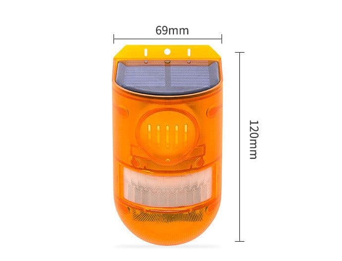image-Solar Alarm Light Outdoor Sound And Light Alarm Anti-thief Anti-theft Red Human Body Induction Animal Repellent