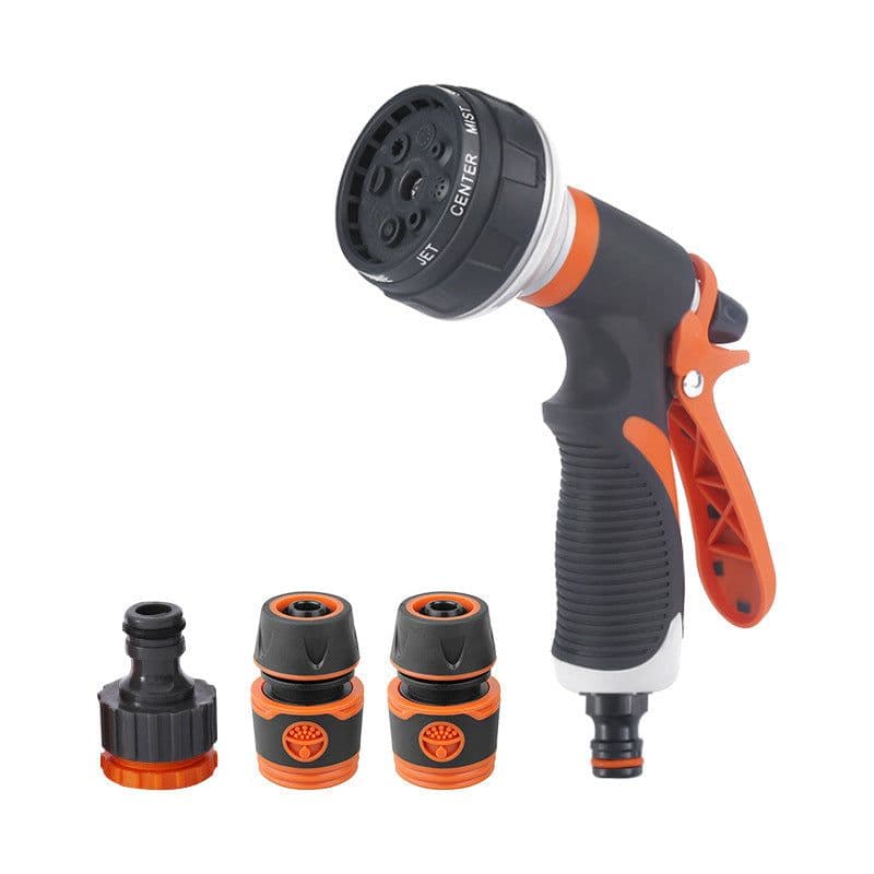 image-Multifunctional Adjustable Car Wash Water Gun Garden Watering 8 Functions Glue Water Gun